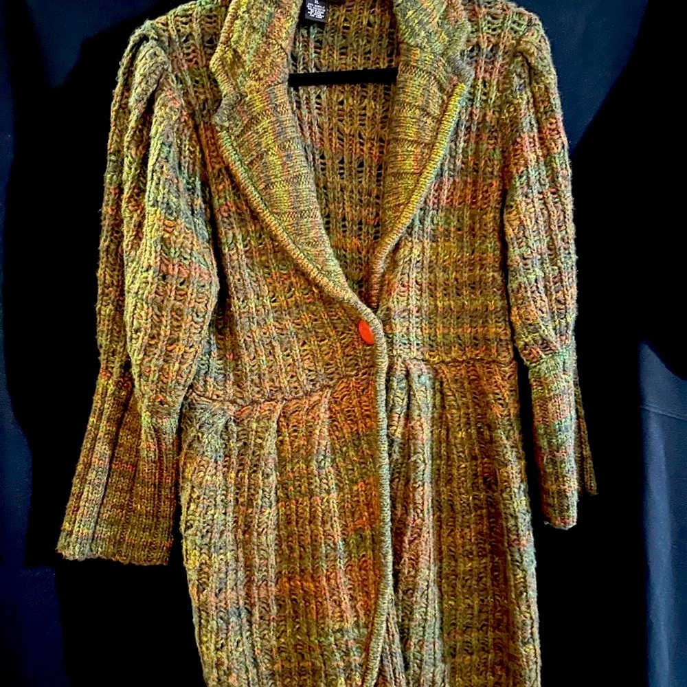 Cable Knit Cardigan Sweater